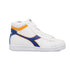 Sneakers alte bianche da ragazzo con logo laterale Diadora Game P High, Brand, SKU s354000097, Immagine 0